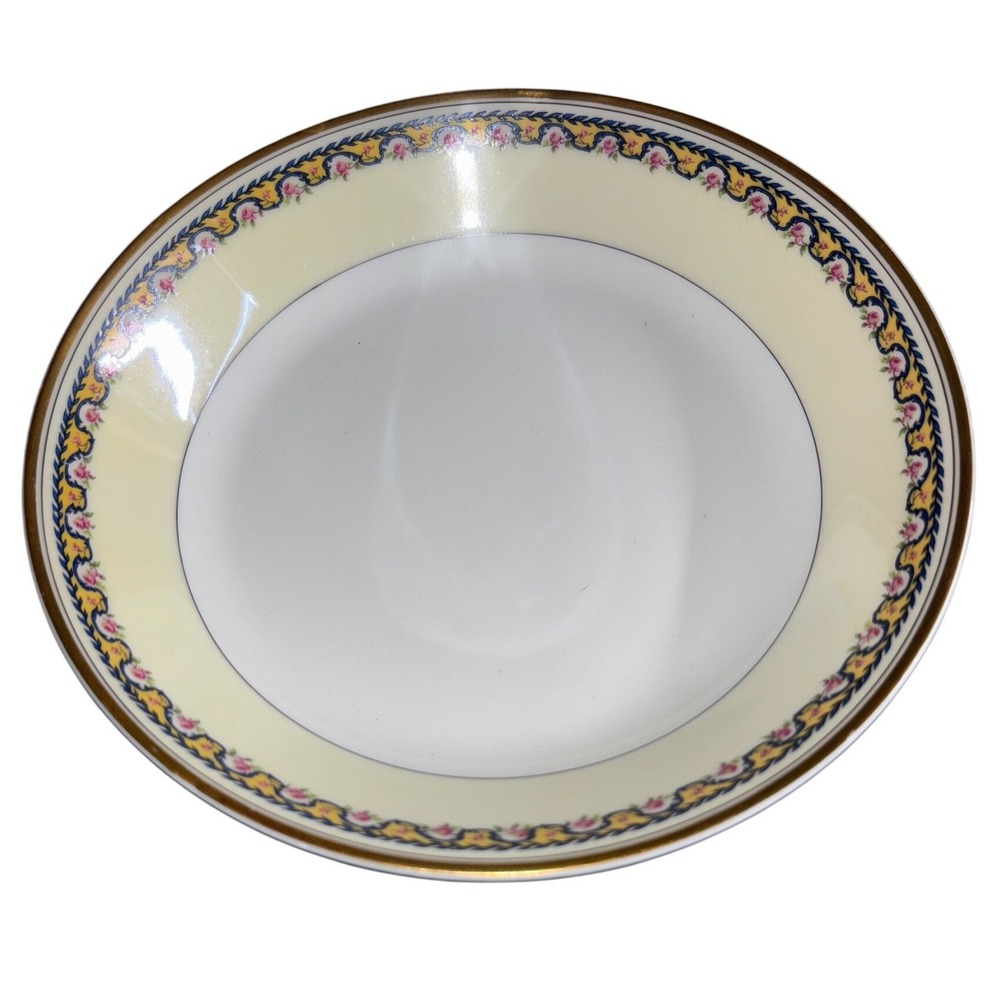 Antique Schleiger 774 China 7 1/2" Coupe Salad Soup Bowl Haviland Limoges France